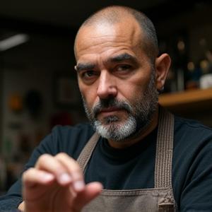 Retrato de Ricardo Vargas, joyero artesanal